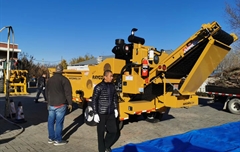 2019年，長春市伊通河設施維護處采購一臺Rayco大型粉碎機1754.